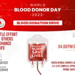 blood donation poster at obcl